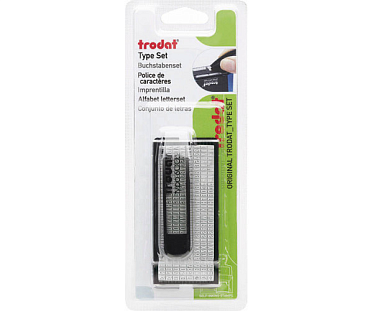 Касса букв Trodat 6005 + пинцет