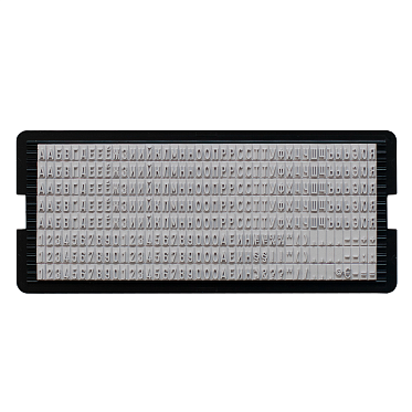 Касса букв Trodat 6003